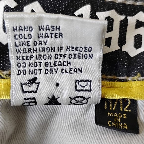 Vintage Coogi Jeans Women’s 11/12 (33) Dark Wash Animal Print Pocket Y2K 90s - Picture 16 of 16